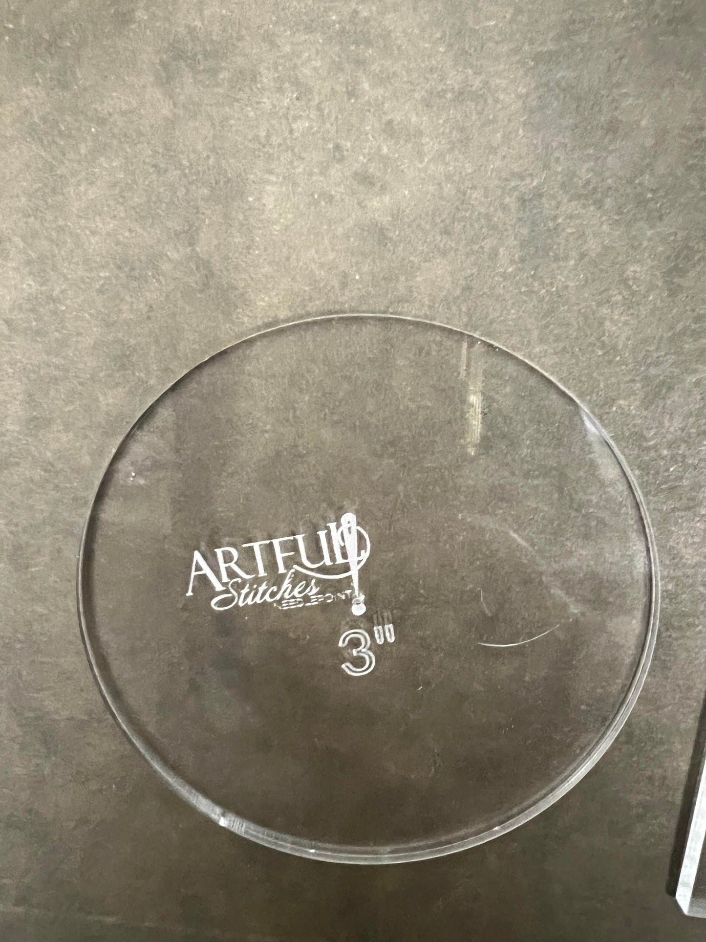 3" Acrylic Templates Round and Square