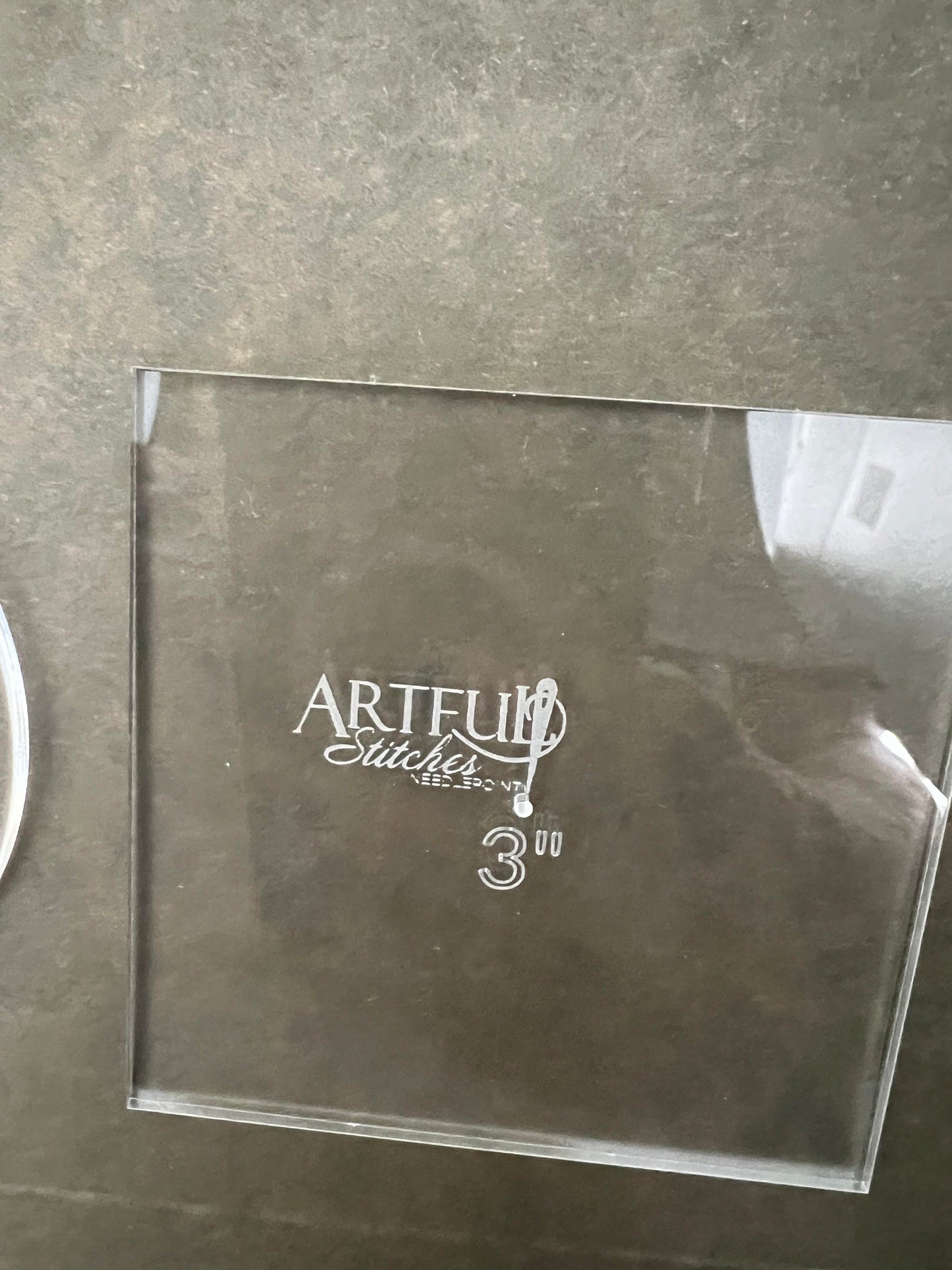 3" Acrylic Templates Round and Square