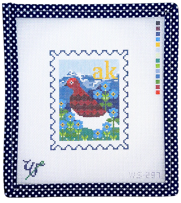 Alaska Stamp Wipstitch