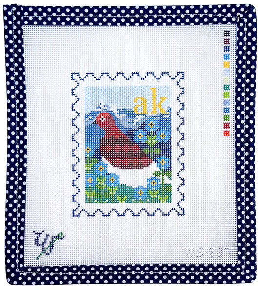 Alaska Stamp Wipstitch