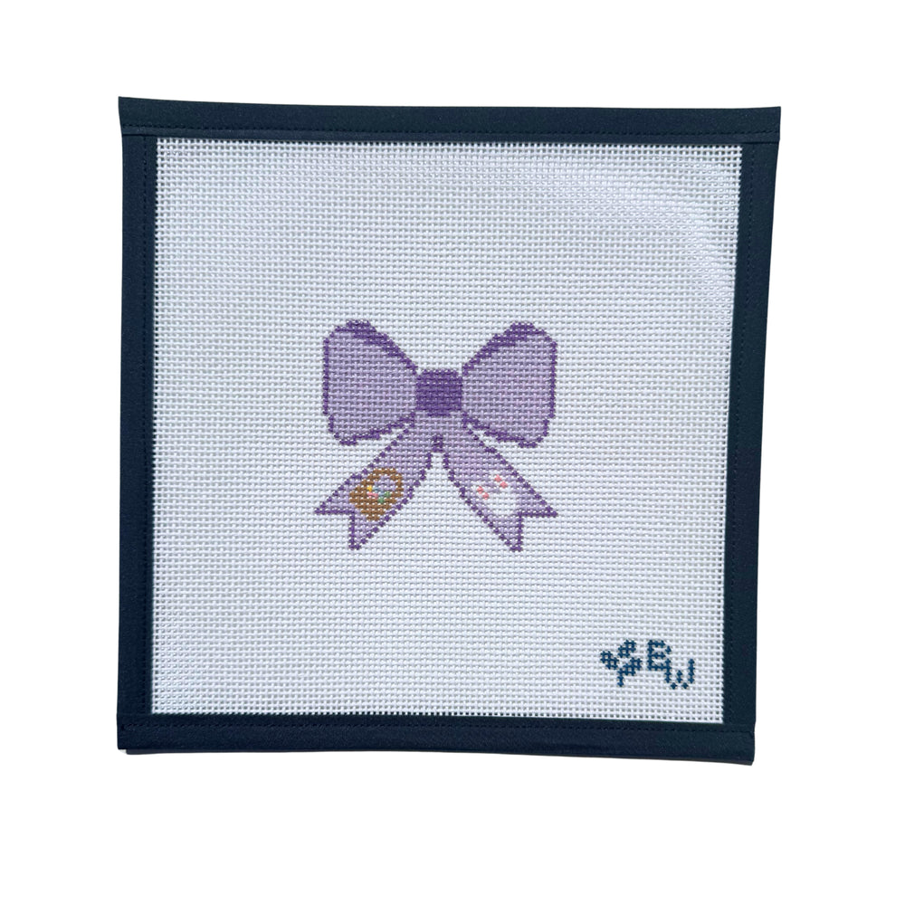 April Bow Boxwood Needlepoint