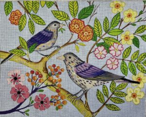 Danji Designs Violet Birds