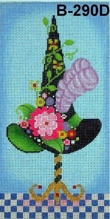 Witch Hat with Flowers & Vines Brenda Stofft Designs
