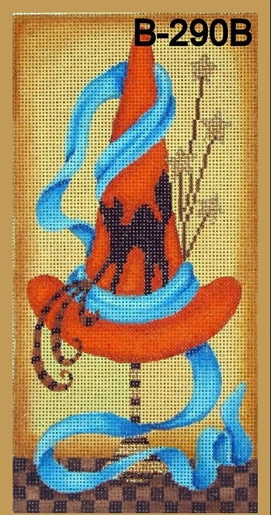 Witch Hat with Black Cats Brenda Stofft Designs