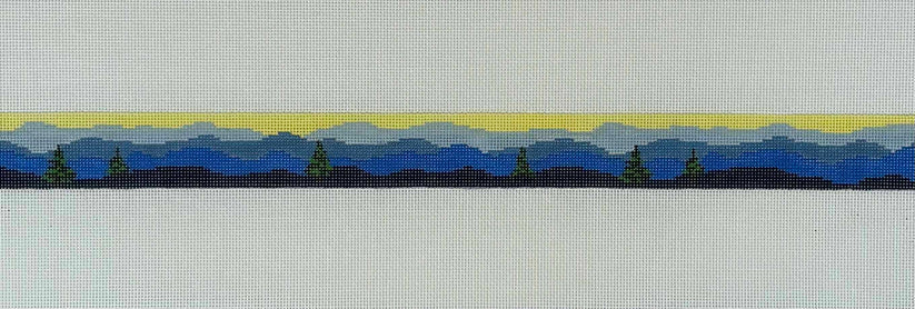 Blue Ridge Belt with Trees Blue Ridge Stitchery