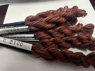 B2100 Chestnut Season Bisous Overdyed Threadworx