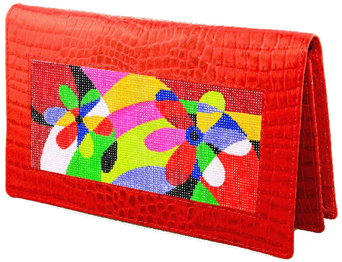 Wallet #2 Bag23 Alligator Red