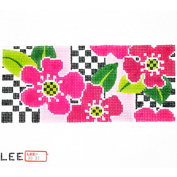 Pink Floral  BB33 Lee Needle Arts