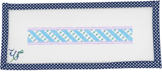 Belgravia Blue Key Fob Wipstitch