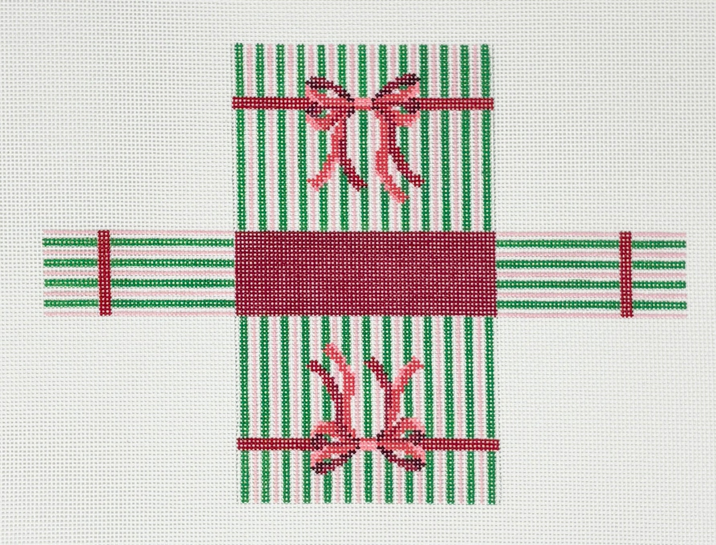 3D Mini Striped Holiday Bag