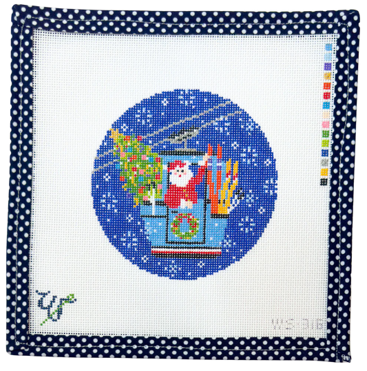 Blizzard Gondola Santa Wipstitch WS316W