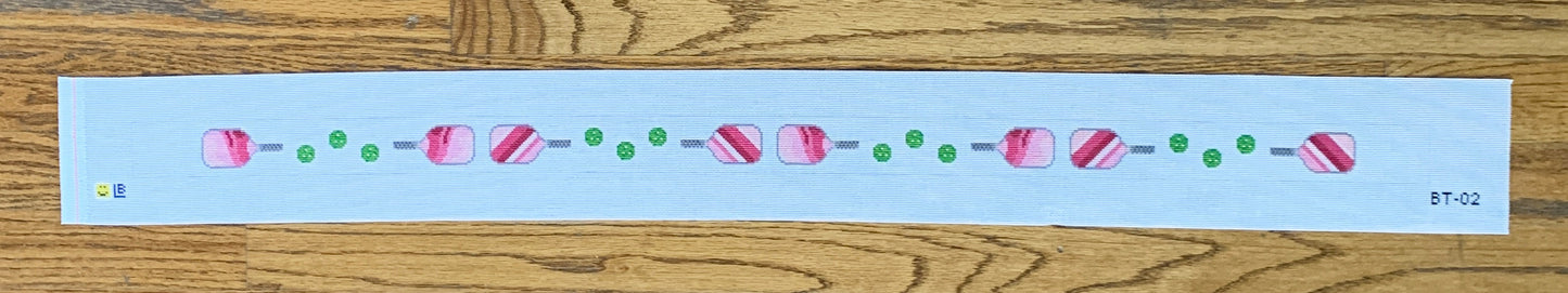 Pickleball Belt - Pink Paddles