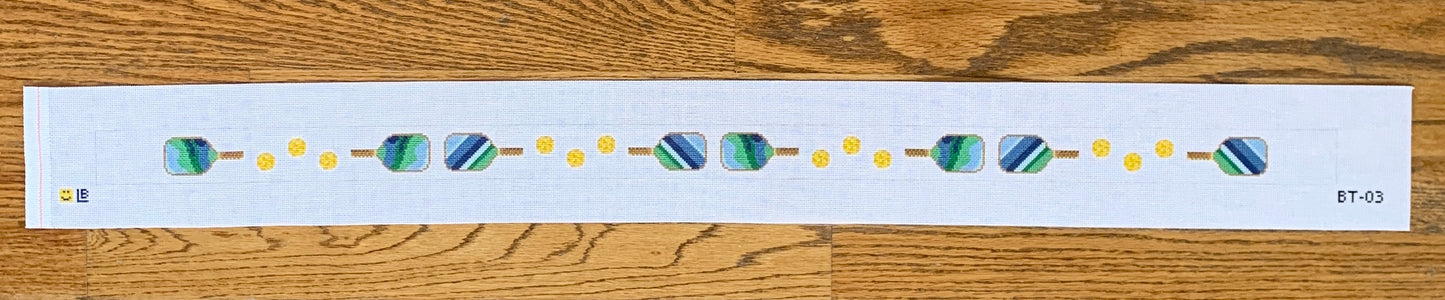 Pickleball Belt - Blue/Green Paddles