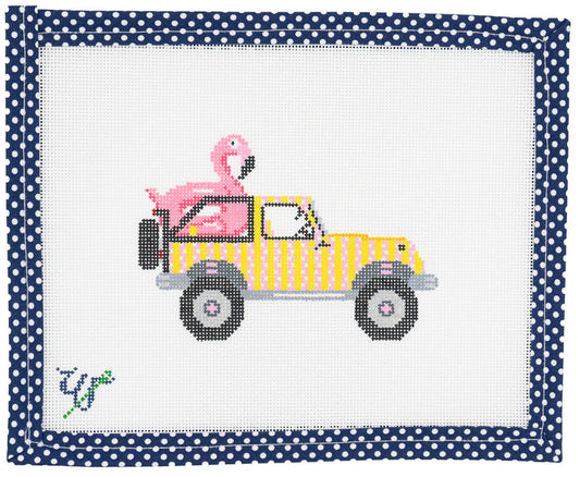 Beach Jeep Wipstitch WS057W