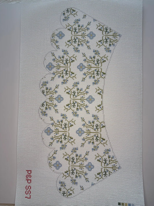 Blue Blooms Lampshade Penny & Penny