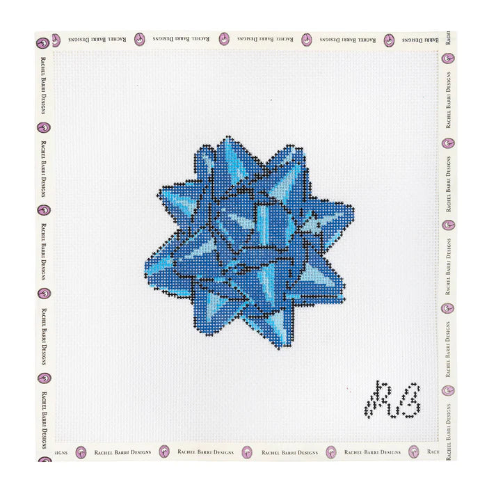 Holiday Bow Blue Rachel Barri