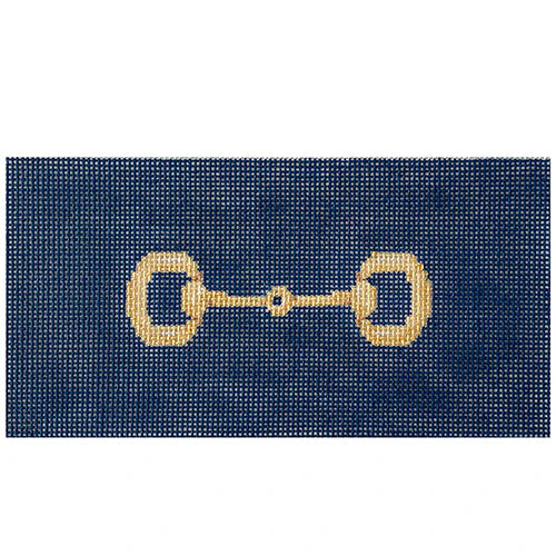 Gold Bit on Navy Clutch Insert