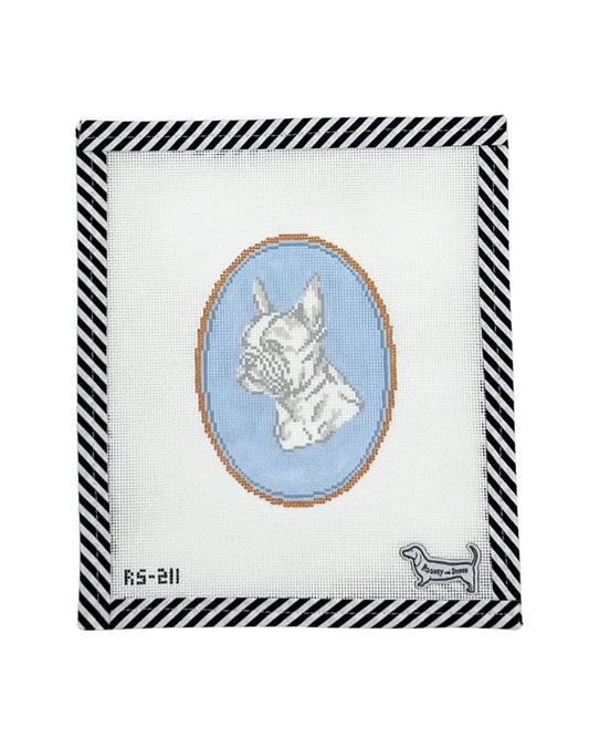 Boston Terrier Cameo Rooney and Stitch