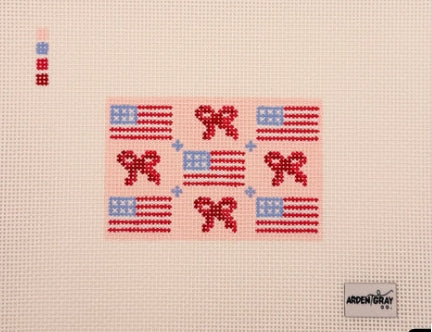 Bows and Flag Insert Arden Gray