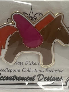 Brown Hermes Inspired Pegasus Needle Minder