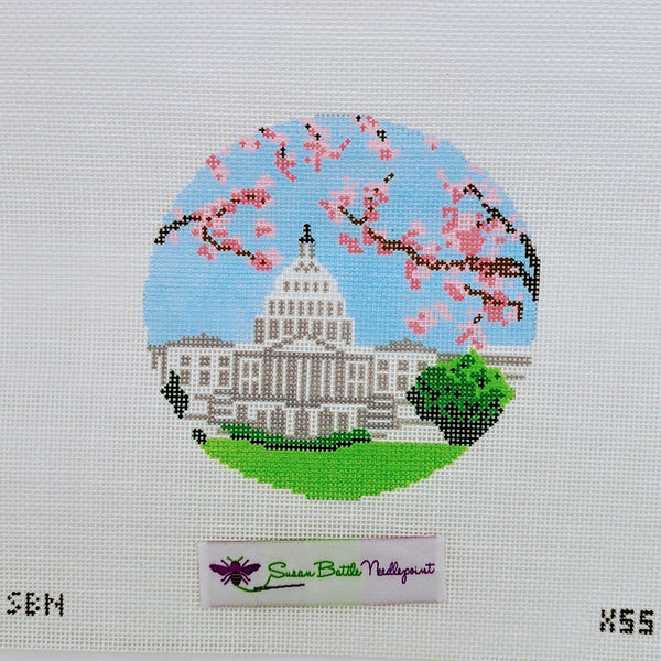 Capitol with Cherry Blossoms