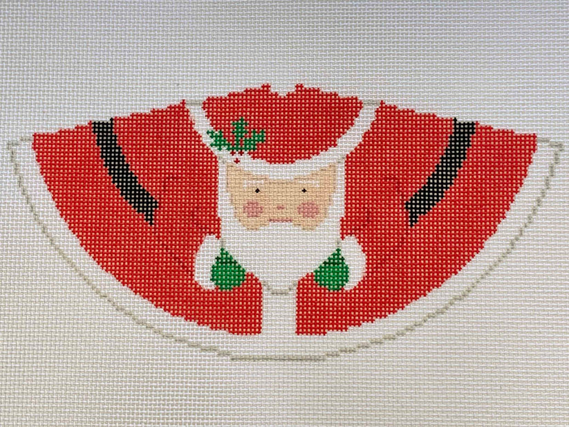 Santa Claus - 3d cone w/ feet Blue Ridge Stitchery