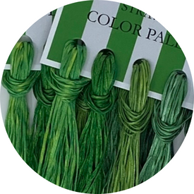 Straw Silk Quarterly Palettes Classic Green