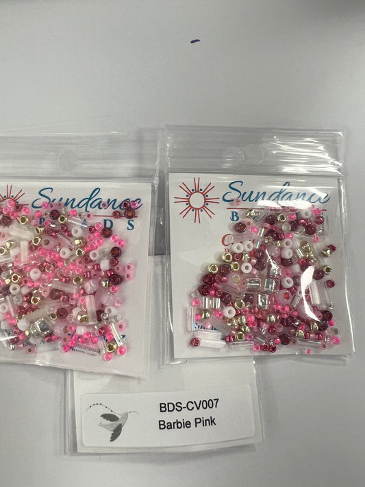 Sundance Assorted Bead Pack Barbie Pink