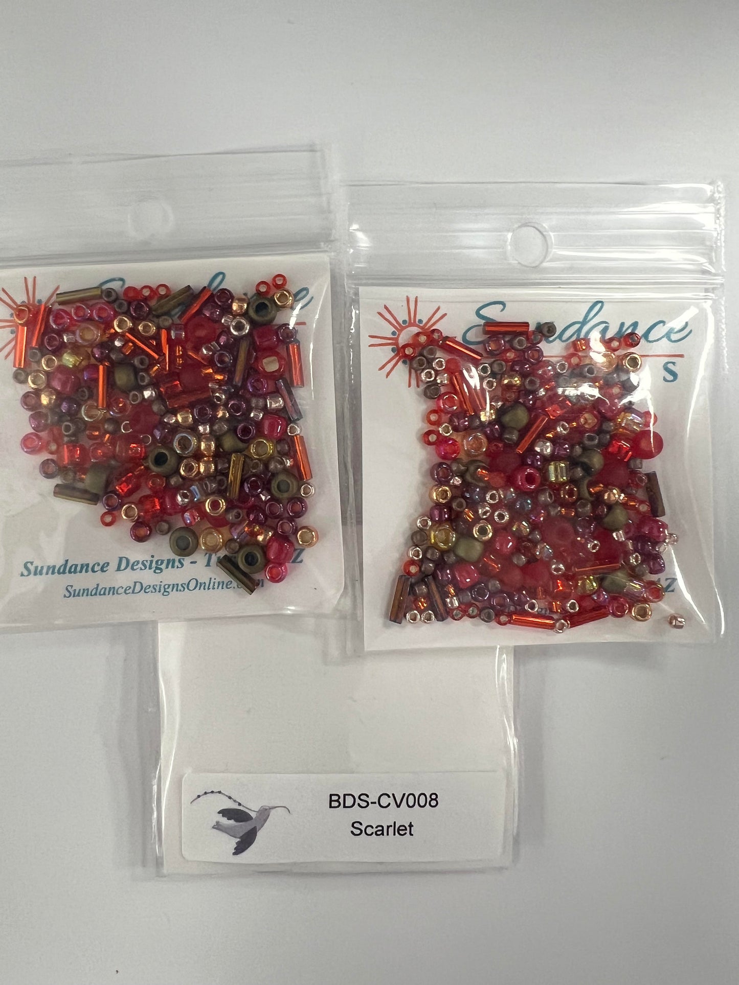 Sundance Assorted Bead Pack Scarlet
