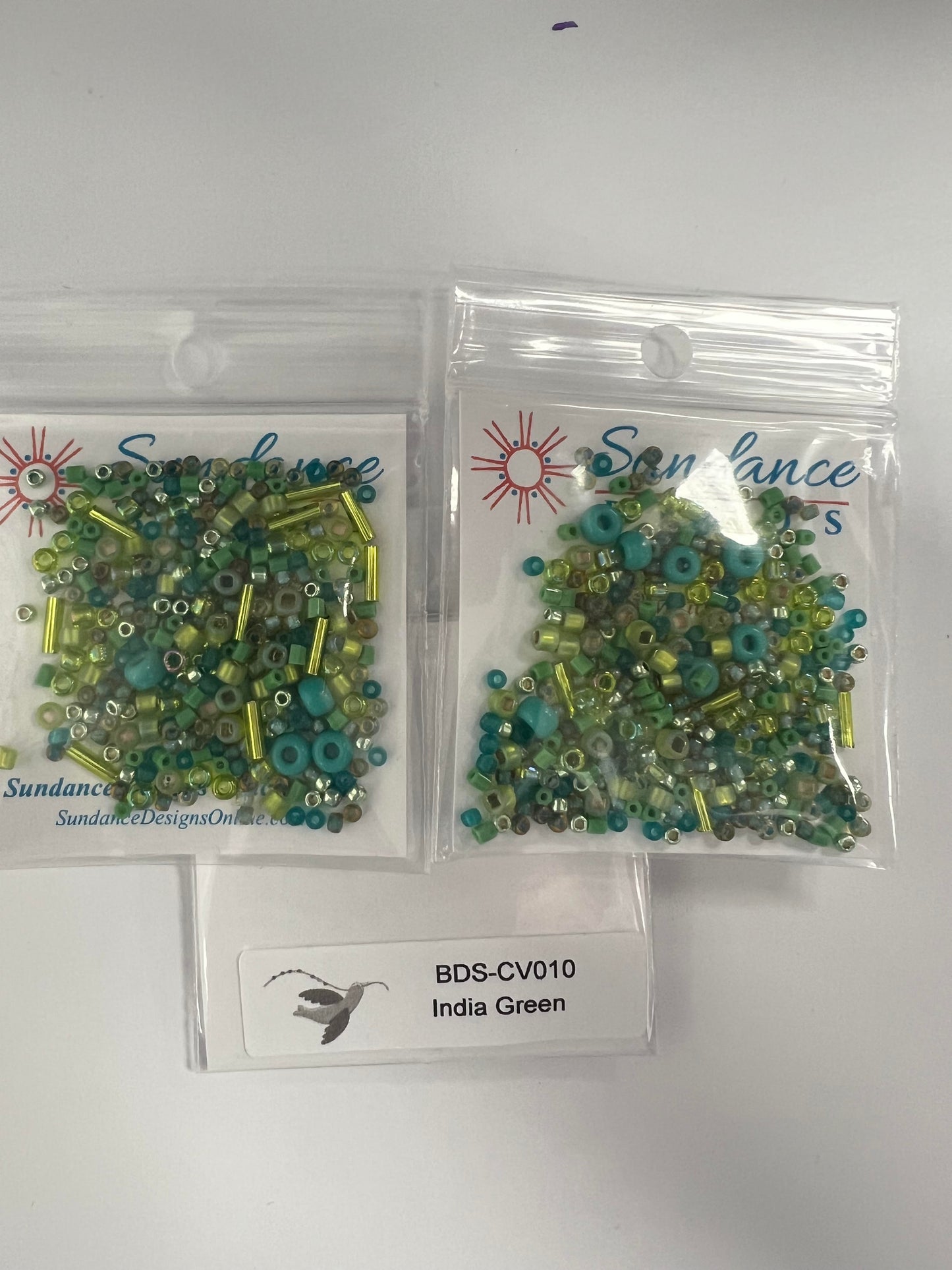Sundance Assorted Bead Pack India Green