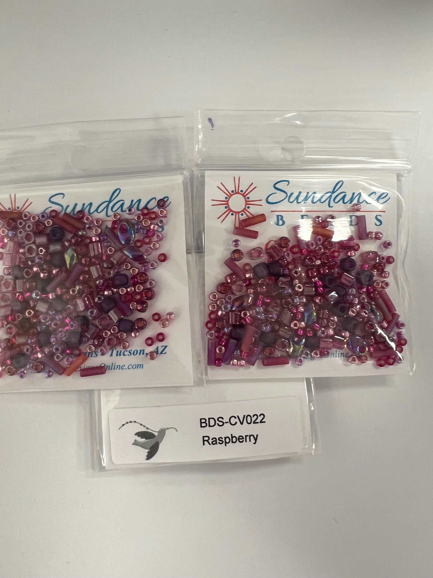 Sundance Assorted Bead Pack Raspberry