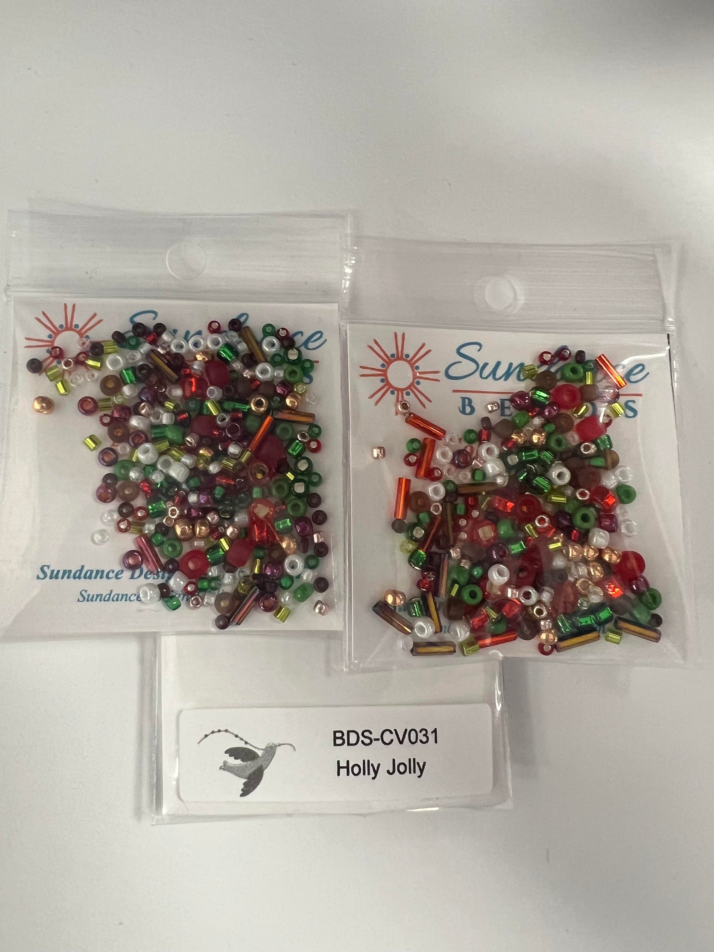 Sundance Assorted Bead Pack Holly Jolly
