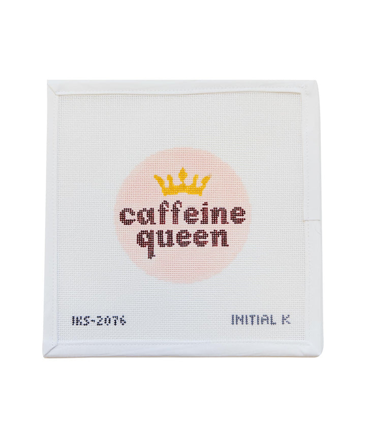 Caffeine Queen Ornament Initial K