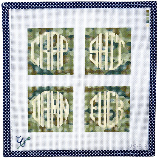 Camo Dirty Coasters Wipstitch