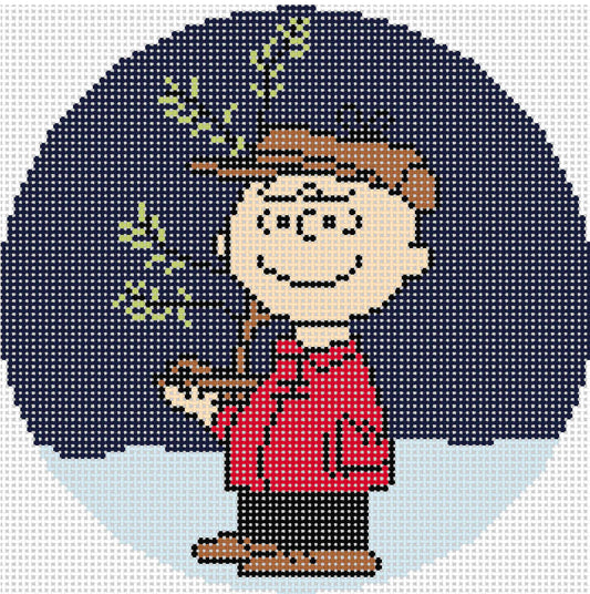 Peanuts Charlie Brown Holding Tree