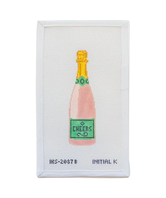 Cheers Champagne Ornament Initial K Studio