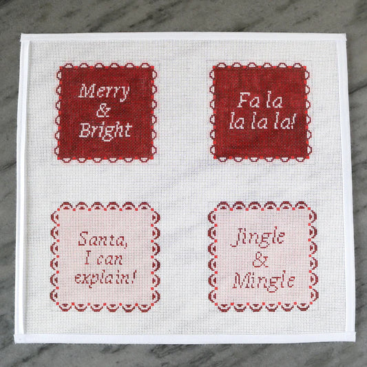 Christmas Cocktail Napkins Eva Howard