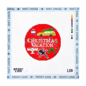 Christmas Vacation Ornament by Lazy Doodle Designs
