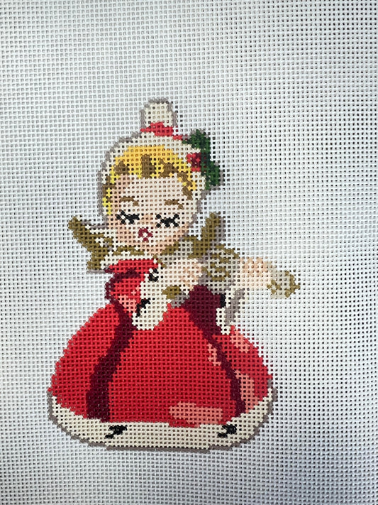 Christmas Violin Angel Stitching with Stacey