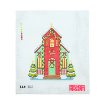 Church Christmas Village Lucky Lotus