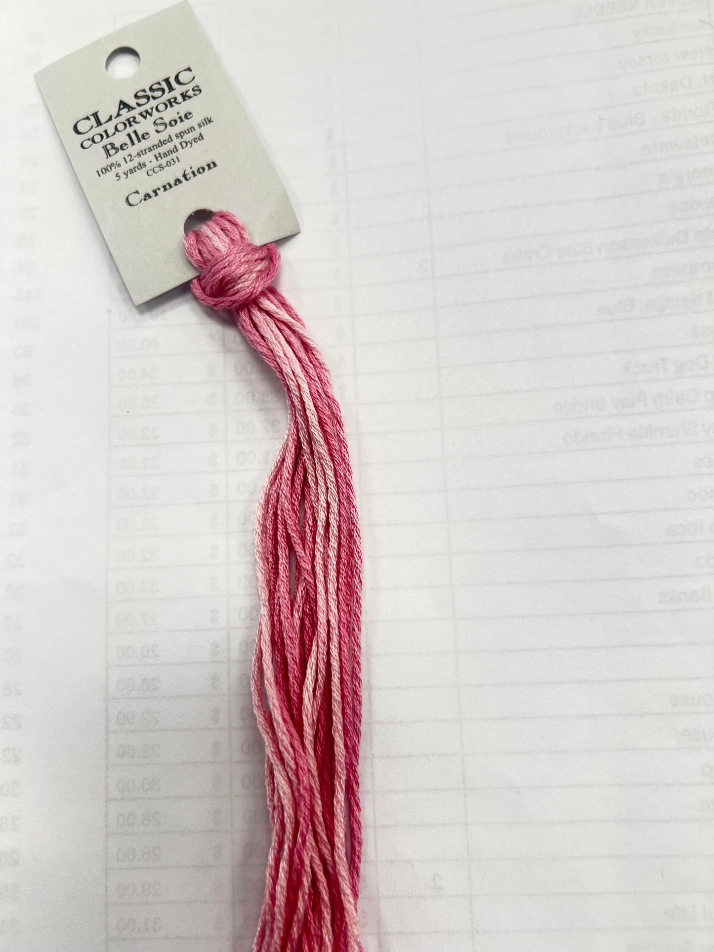 Carnation Classic Colorworks Belle Soie