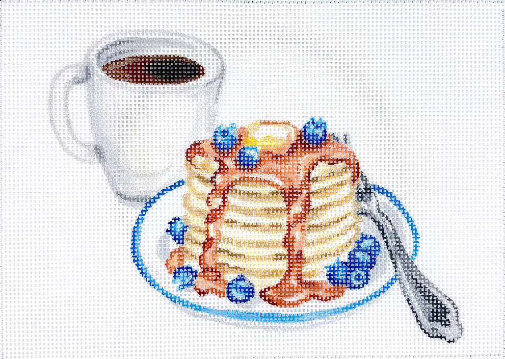 Coffee & Blueberry Pancakes Shanna Masters