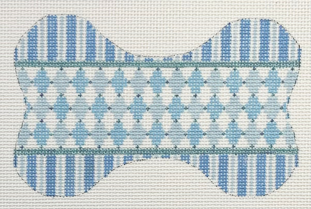 Dog Bone, Harlequin Blue  (RETIRING)