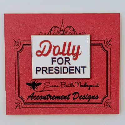 Dolly for President Needle Minder Susan Battle