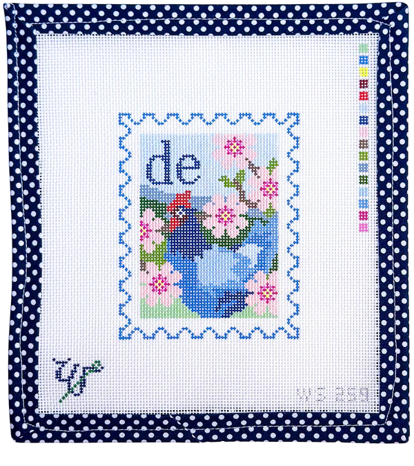 Delaware Stamp Wipstitch