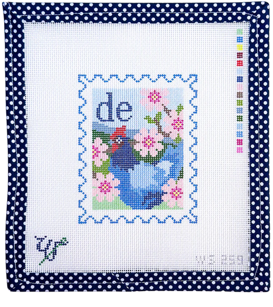 Delaware Stamp Wipstitch