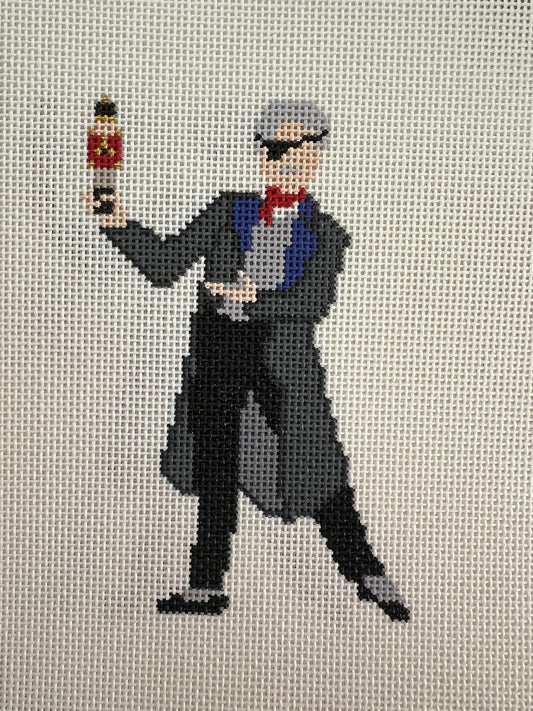 Drosselmeyer from The Nutcracker Stitching with Stacey