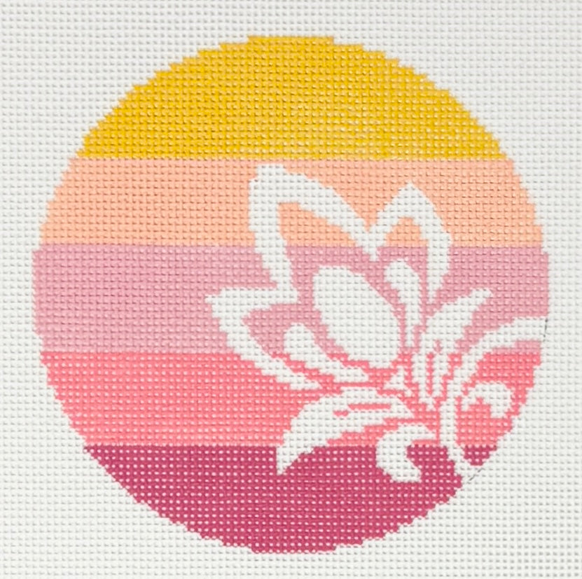 Flower on Stripes