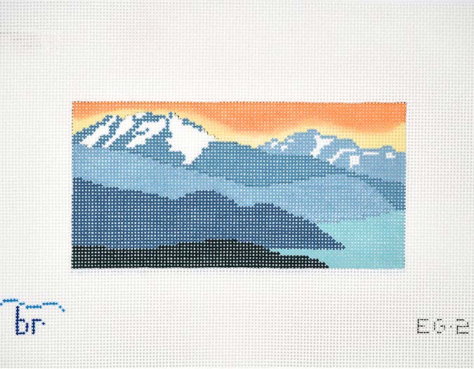 Rocky Mountain Sunrise Blue Ridge Stitchery