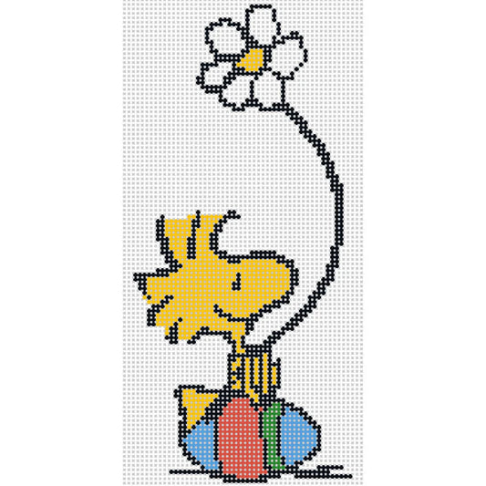 Woodstock on Easter Egg with Daisy